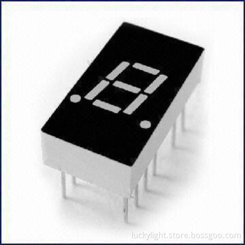 0.30" Single Digit Numeric Display, Available in Various Colors with Low Power Consumption